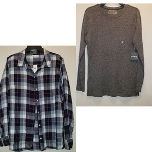 Gap & Eddie Bauer Shirts Sz Large